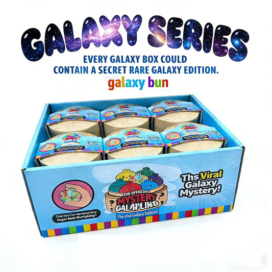 The Galaxy Expressive Big Dumpling Squishy - Blind Box, Mysecret Bun Fidget Toy, Soft TPR Material, Stress Relief, Unboxing Surprise,Rare Squishy Random Style per Pack.Perfect for Graduation,Easter Gifts, Suitable for Children to Exchange Gifts