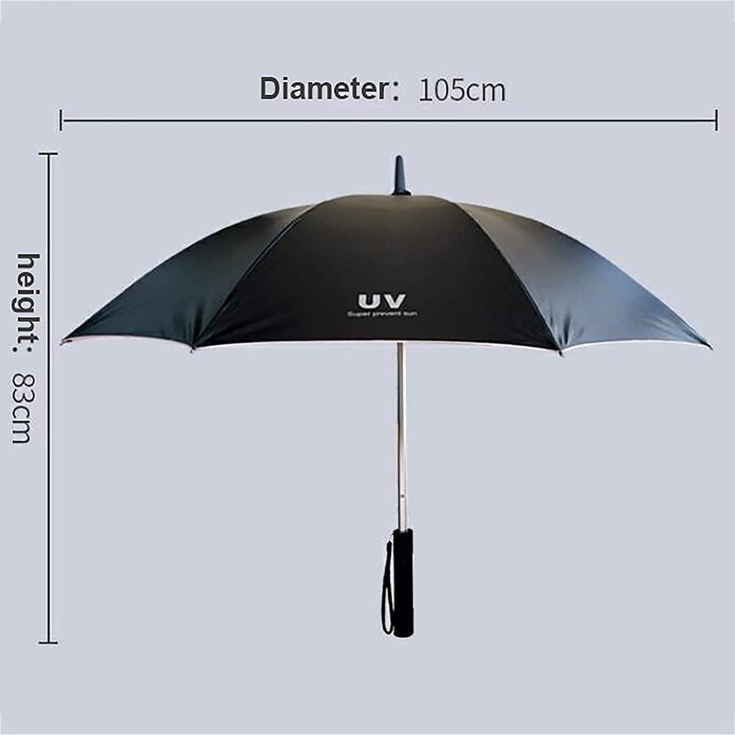 Sun Umbrella,Uv-Protection Umbrella with Spray and Fan,Multi-Function Rain Umbrella Ideal for Hot and Sunny Days.