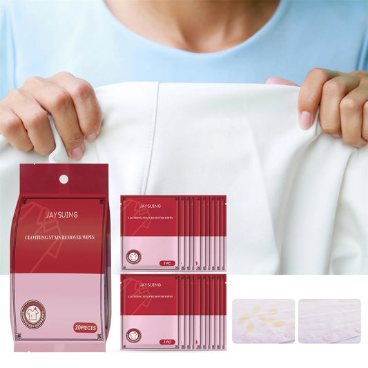 20/40/100/200Pcs Clothing Wipes Jacket Shirt Blouse Color Protection Stain Removal Wet Wipes Multifunction Clothes Cleaner