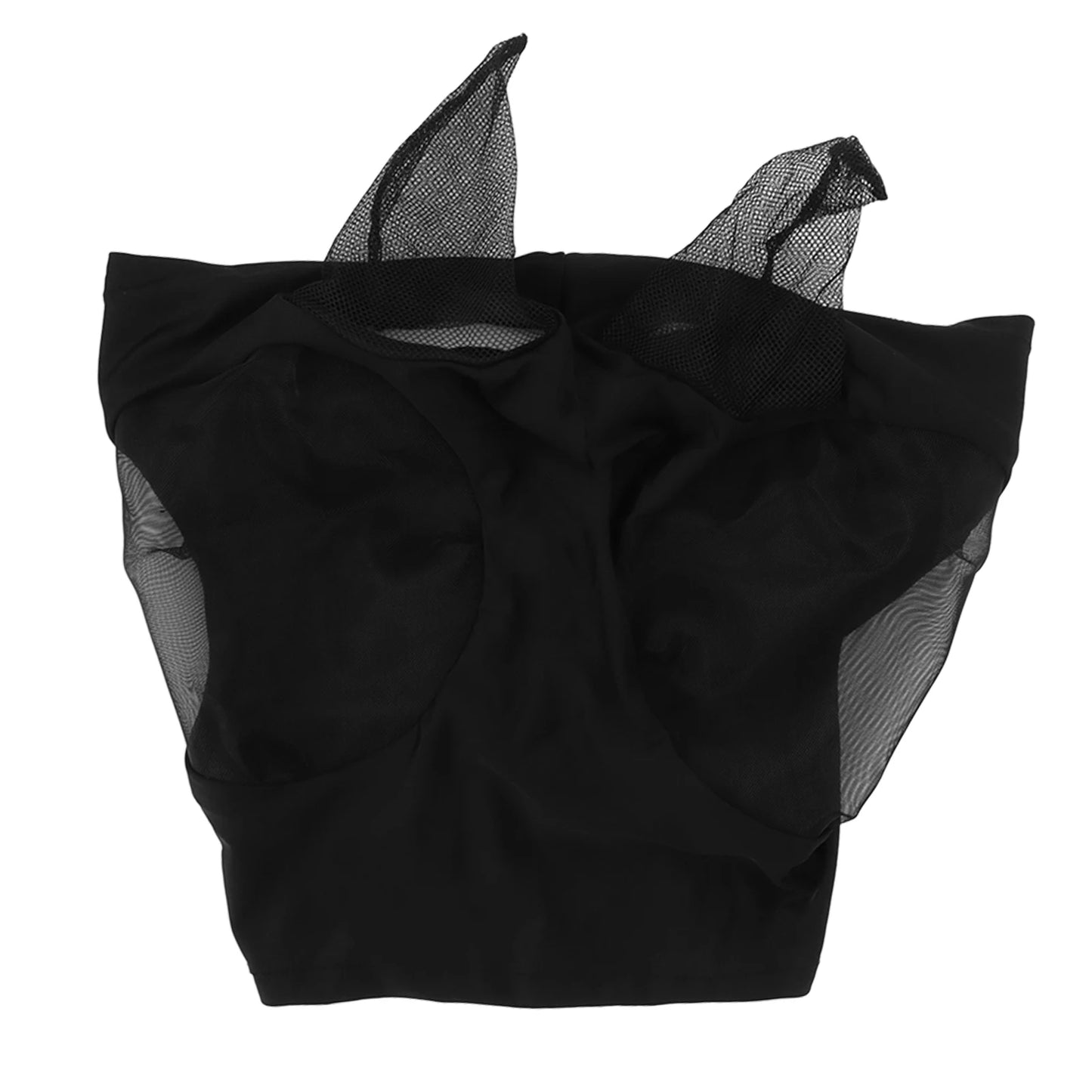 Horse Fly Mask with Ears Horse Mesh Fly Mask Breathable Elastic Horse Face Mask with Ears Riding Equestrian Equipment