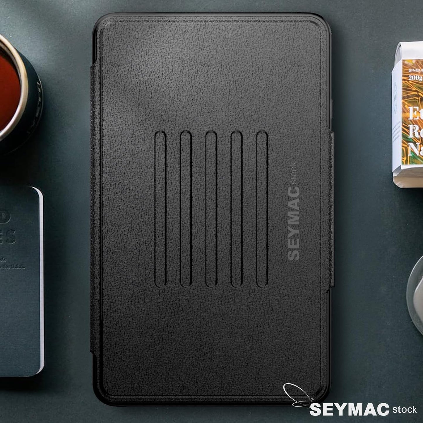 Case for Samsung Galaxy Tab A9 8.7'', Case with Magnetic Multi-Angles Stand, Card Slot for Galaxy Tab A9 8.7'' SM-X110/X115/X117, (Black)