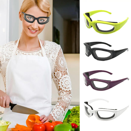 Anti-Crying Onion Goggles No-Tear Eye Protection for Kitchen Cooking with Anti-Fog Lens Universal Fit over Prescription Glasses