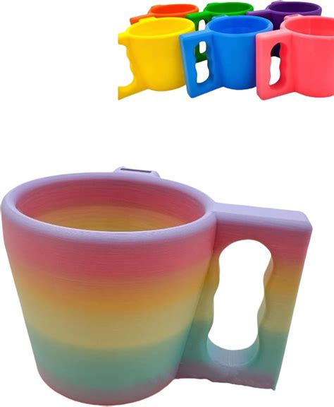 Ice Cream Pint Holder Fun Handle Grip for Frozen Treats Fits Ben N JerryS Pints Great Gift for Foodies & Dessert Lovers Sustainable Materials Natural Look & Feel Precision 3D Printing - Kitchen, Utensils