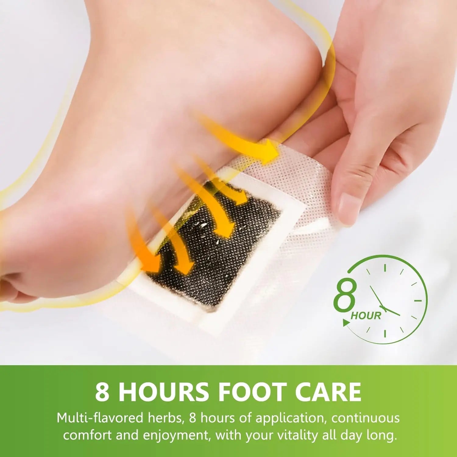 20PCS Natural Herbal Foot Detox Patches,Gingerbamboo Deep Cleansing Pads for Stress Relieftoxin Removal, Better Sleep & Wellness Fitnesstreatment Healthcare Solution Therapeutichealthy Therapy