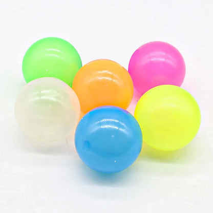 Glow-In-The-Dark Sticky Wall Balls Set, Stress Relief Toy for Adults, Perfect Gift for Birthdays & Halloween, Sensory, 6-Piece Anxiety Reducer