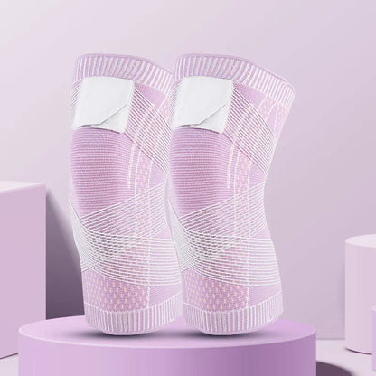 1 Pair Sports Kneepad Men Women Pressurized Elastic Knee Pads Support Fitness Gear Basketball Volleyball Brace Protector Bandage
