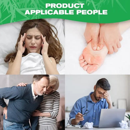 20PCS Natural Herbal Foot Detox Patches,Gingerbamboo Deep Cleansing Pads for Stress Relieftoxin Removal, Better Sleep & Wellness Fitnesstreatment Healthcare Solution Therapeutichealthy Therapy