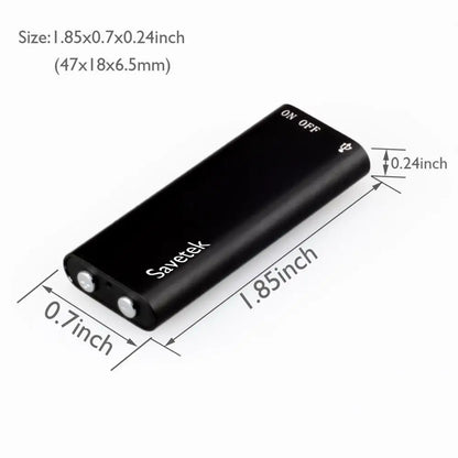 Smallest Mini USB Pen Voice Activated 8GB 16GB Digital Audio Voice Recorder Mp3 Player 192Kbps Recording WAV