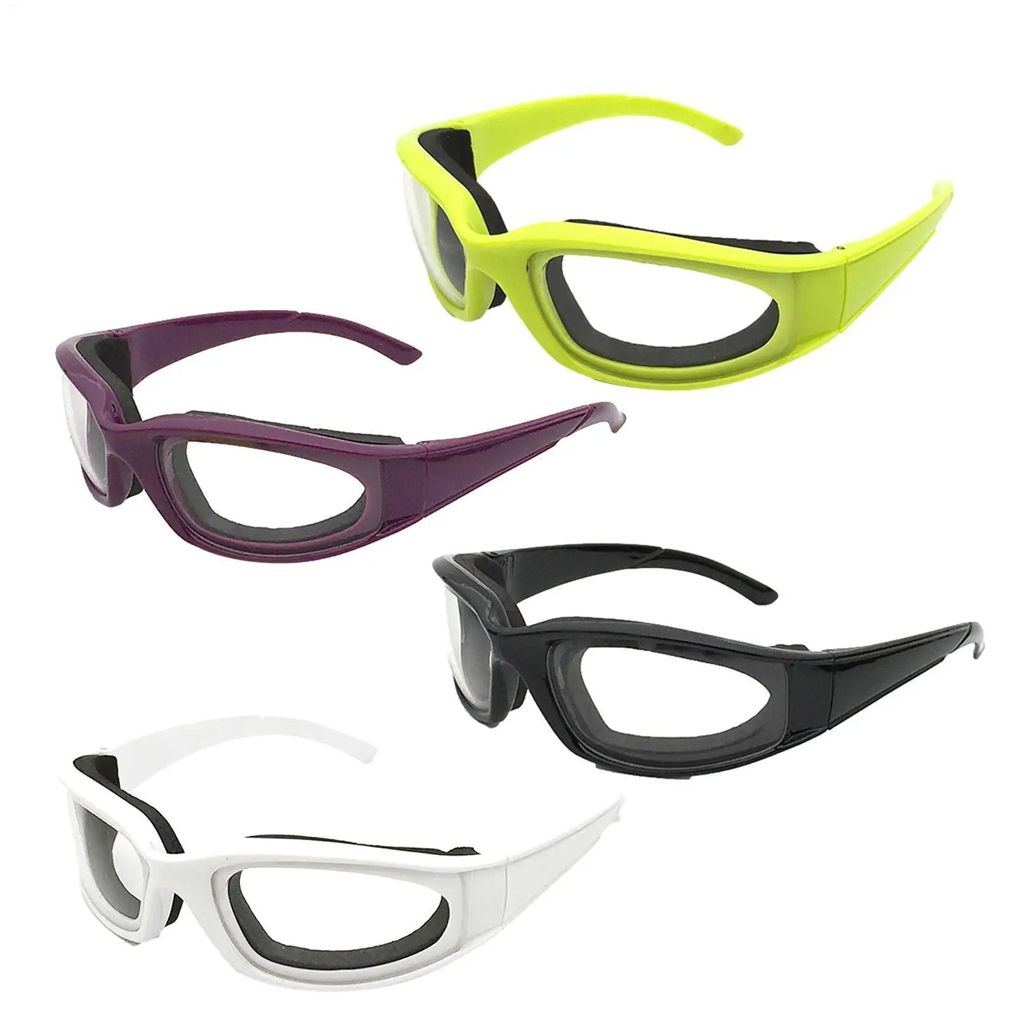 Anti-Crying Onion Goggles No-Tear Eye Protection for Kitchen Cooking with Anti-Fog Lens Universal Fit over Prescription Glasses