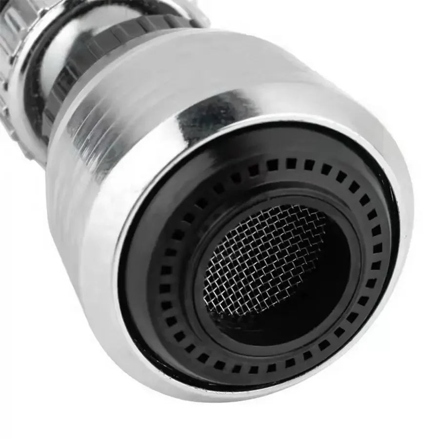 Kitchen Stainless Steel Faucet Sprinkler Water-Saving Device Lengthening Rotating Splash Proof Sprinkler Spray Extender Bubbler