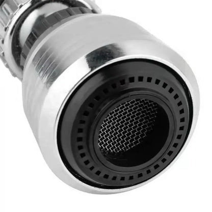 Kitchen Stainless Steel Faucet Sprinkler Water-Saving Device Lengthening Rotating Splash Proof Sprinkler Spray Extender Bubbler