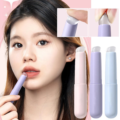 Q Soft Silicone Lip Brush with Cover Rare Beauty Permanent Makeup Machine Makeup Concealer Brush Lip Applicator Cosmetics Beauty