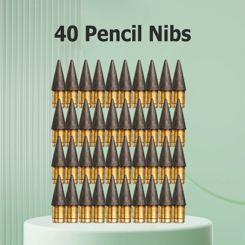HB Eternal Pencil Set Mechanical Pencil Super Cheap No Need to Sharpen Easy to Wipe DIY Kawaii Korean Stationery School Supplies