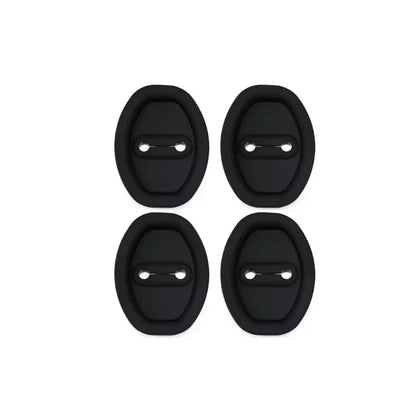 Universal Car Door Slamming Anti-Vibration Silicone Cushioning Mute Shock Absorber Protective Cover Door Latch Protection Pads