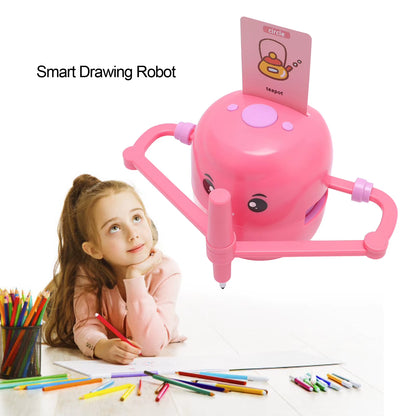 Robot Drawing Machine Smart Drawing Robot Automatic Early Educational 2400Mah Art Enlightenment for Children Aged 5 and Above