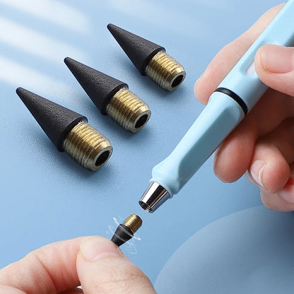 HB Eternal Pencil Set Mechanical Pencil Super Cheap No Need to Sharpen Easy to Wipe DIY Kawaii Korean Stationery School Supplies