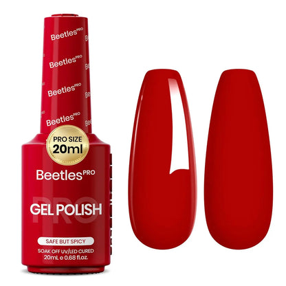 Beetles Pro Gel Polish - 20ML Gel Polish, UV Nail Lamp Cure Needed Christmas Nail Arts Salon-Quality Shine Long Lasting