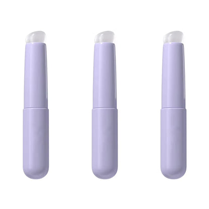 Q Soft Silicone Lip Brush with Cover Rare Beauty Permanent Makeup Machine Makeup Concealer Brush Lip Applicator Cosmetics Beauty