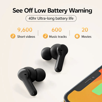 T13 True Wireless Earbuds, ENC Noise Cancelling, 40H Playtime