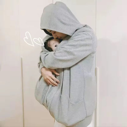 Winter Pregnancy Clothes Maternity Jackets Kangaroo Coat Baby Carrier Clothing Casual Hooded Mommy Outerwear Maternity Wear