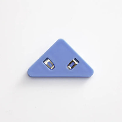 10Pcs Triangle Corner Clips File Paper Clip File Index Photo Clamp Page Holder Stationery Multifunctional Office Desk Organizer