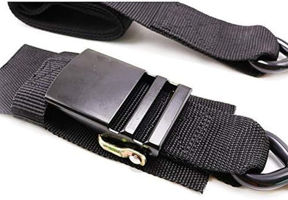 Heavy Duty Boat Trailer Transom Strap (2PK) - 2 Inch X 48 Inch Adjustable Marine Boat Tie down Straps to Trailer (Shipped from USA) with Quick Release Buckle1200 LBS Capacity Securely