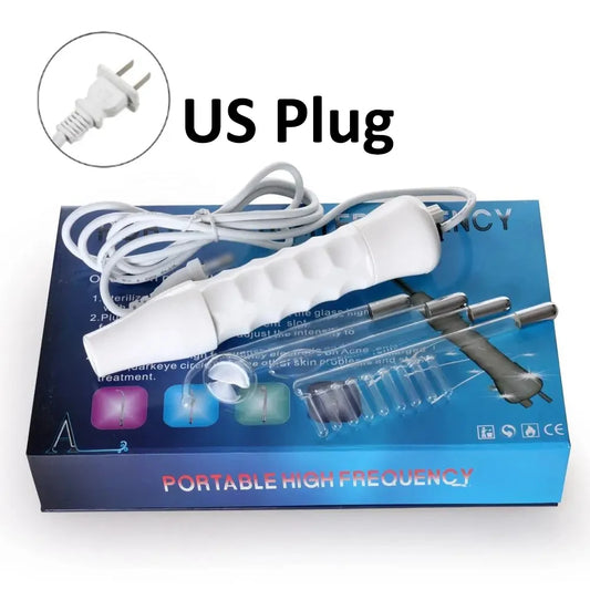 4 in 1 High Frequency Skin Therapy Wand Machine Microcurrent Massage Skin Rejuvenation Tightening Wrinkle Reducing Tool