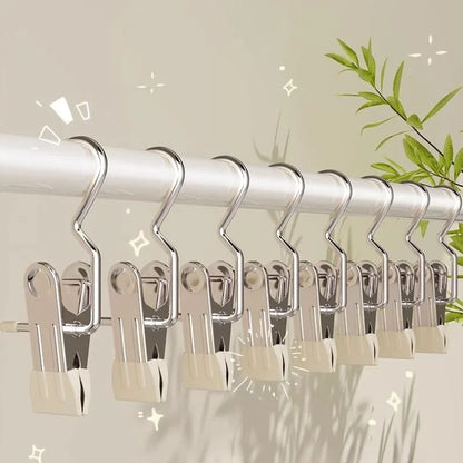 1/3/5PCS Space-Saving Clothespin Hat Pants Storage Hanging Travel Hook, Hanger Clips Towel Clips Boot Hangers for Closet