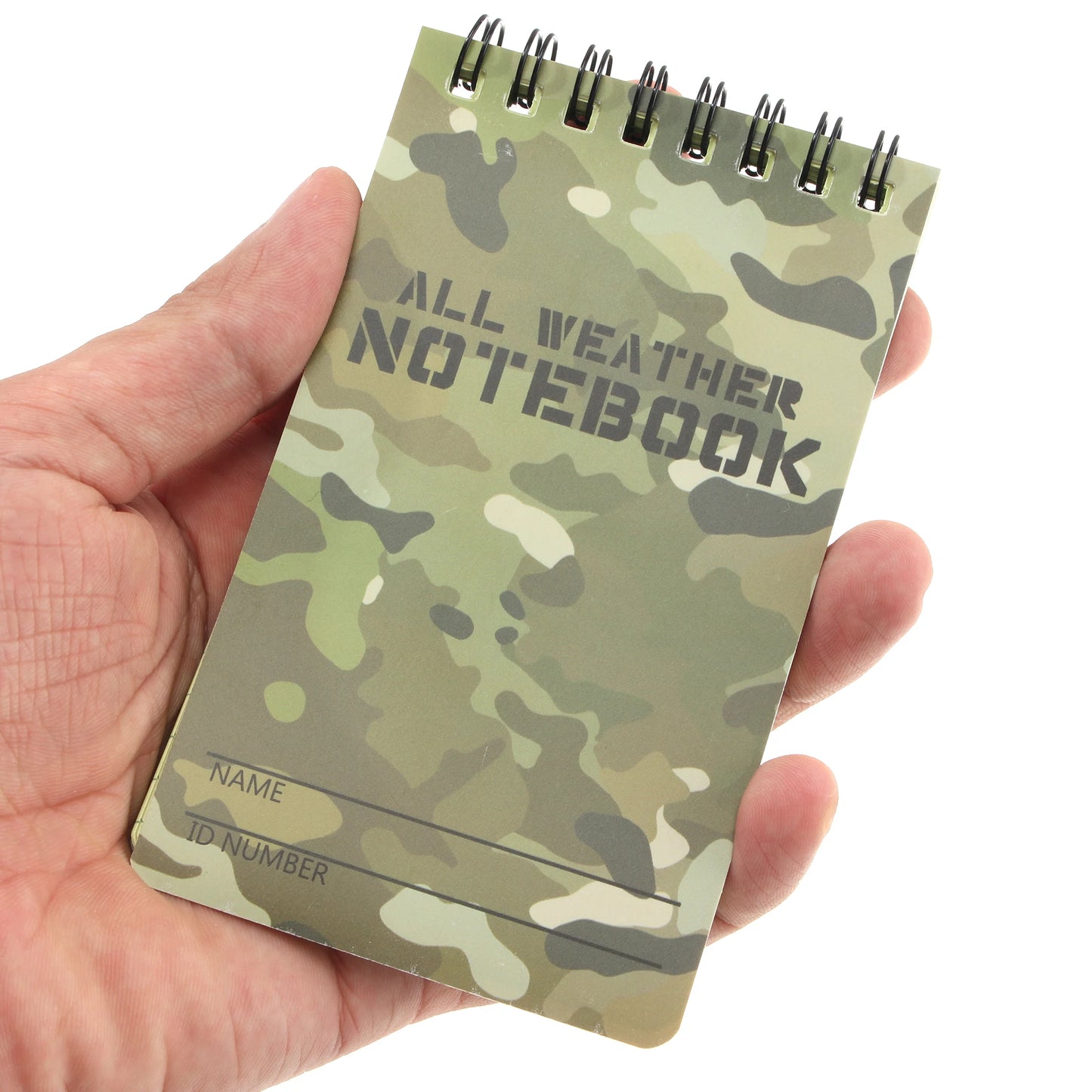 1 Pieces Camouflage Printing Note Book Paper Waterproof Writing Paper in Rain Tactical Note Book Notebook All Weather Outdoors