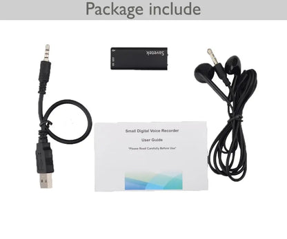 Smallest Mini USB Pen Voice Activated 8GB 16GB Digital Audio Voice Recorder Mp3 Player 192Kbps Recording WAV