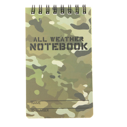 1 Pieces Camouflage Printing Note Book Paper Waterproof Writing Paper in Rain Tactical Note Book Notebook All Weather Outdoors