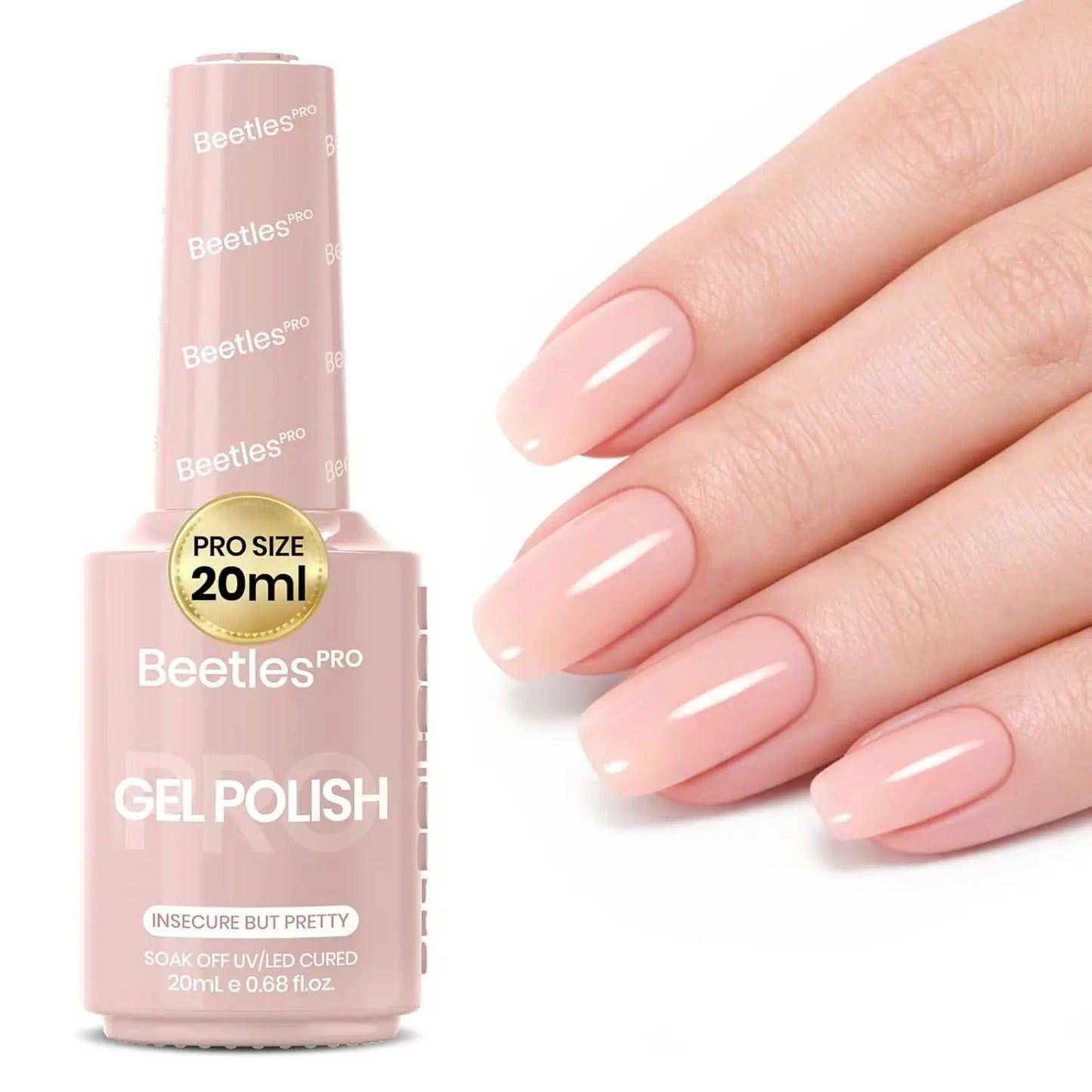 Beetles Pro Gel Polish - 20ML Gel Polish, UV Nail Lamp Cure Needed Christmas Nail Arts Salon-Quality Shine Long Lasting