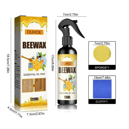 Furniture Polishing Beeswax Spray Wooden Protection Stain Remover Maintenance Agent Multipurpose Table Floors Brighten Care Wax
