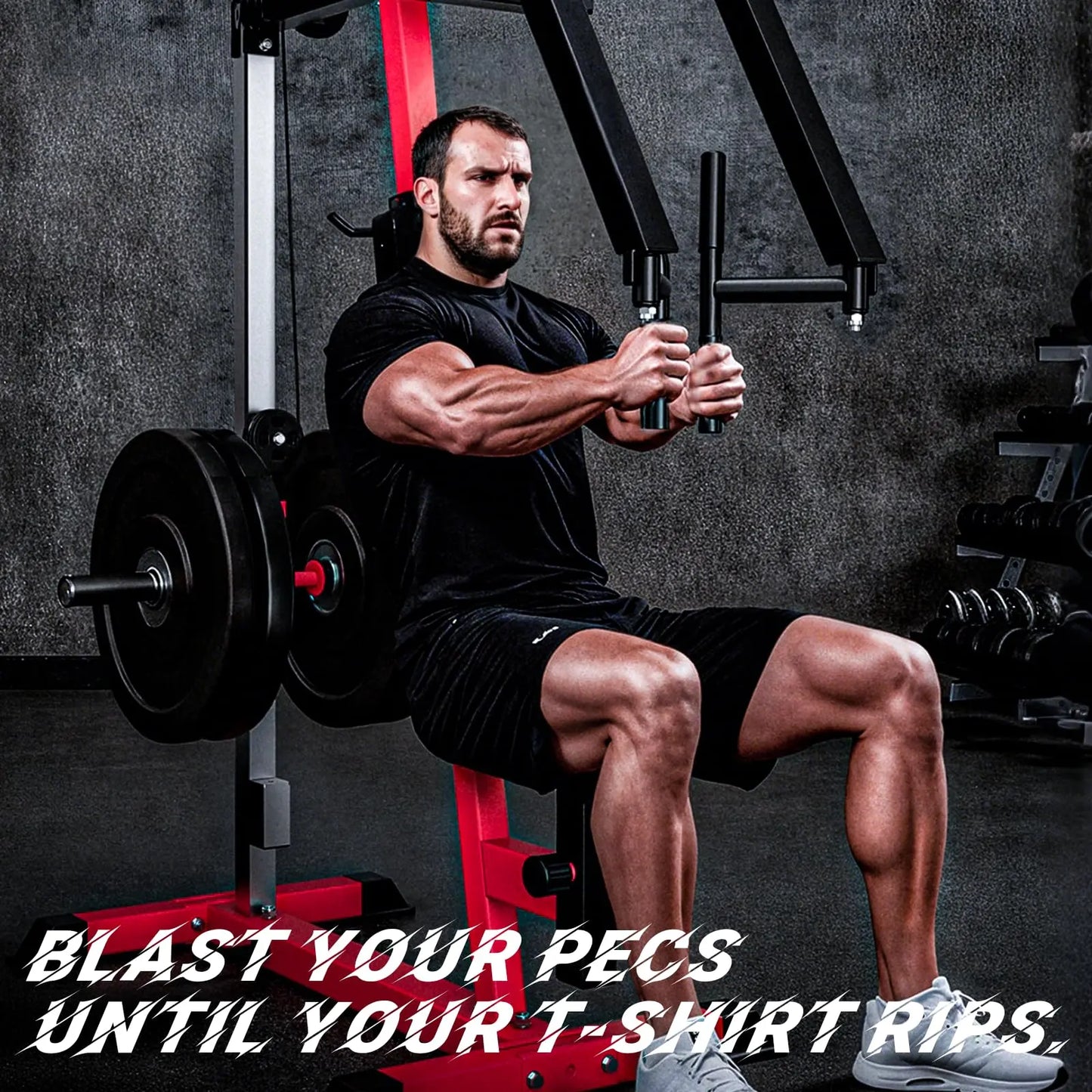 AECOJOY Ultimate Chest & Reverse Fly Master 450Lbs Adjustable Upper Body Workout Equipment for Home Gym with Premium Triple-Layer Throne and High-Density Foam Top Maquina De Ejercicio