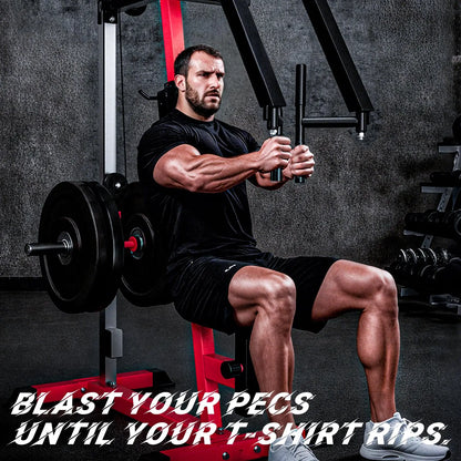 AECOJOY Ultimate Chest & Reverse Fly Master 450Lbs Adjustable Upper Body Workout Equipment for Home Gym with Premium Triple-Layer Throne and High-Density Foam Top Maquina De Ejercicio