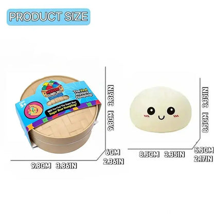 The Galaxy Expressive Big Dumpling Squishy - Blind Box, Mysecret Bun Fidget Toy, Soft TPR Material, Stress Relief, Unboxing Surprise,Rare Squishy Random Style per Pack.Perfect for Graduation,Easter Gifts, Suitable for Children to Exchange Gifts