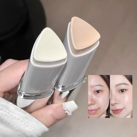 Lazy Foundation Stick, Moisturizing and Natural Concealer Makeup,Matte Makeup Base,Rare Beauty,Keep Makeup and Sweat