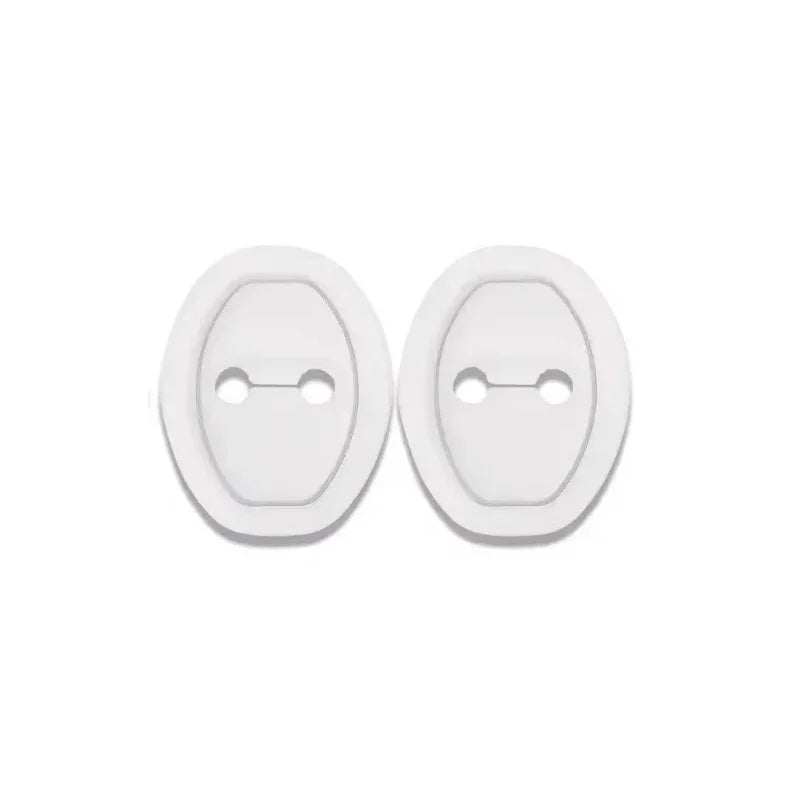 Universal Car Door Slamming Anti-Vibration Silicone Cushioning Mute Shock Absorber Protective Cover Door Latch Protection Pads
