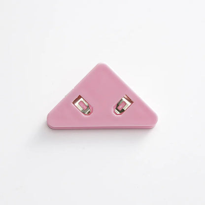 10Pcs Triangle Corner Clips File Paper Clip File Index Photo Clamp Page Holder Stationery Multifunctional Office Desk Organizer