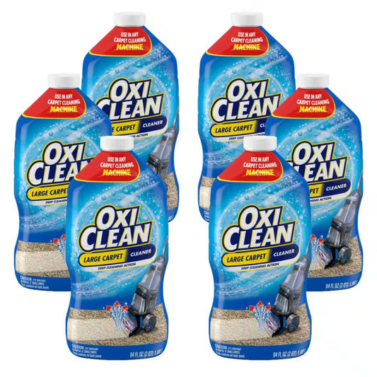 64 Oz. Oxi Clean Large Area Carpet Cleaner, (6-Pack)