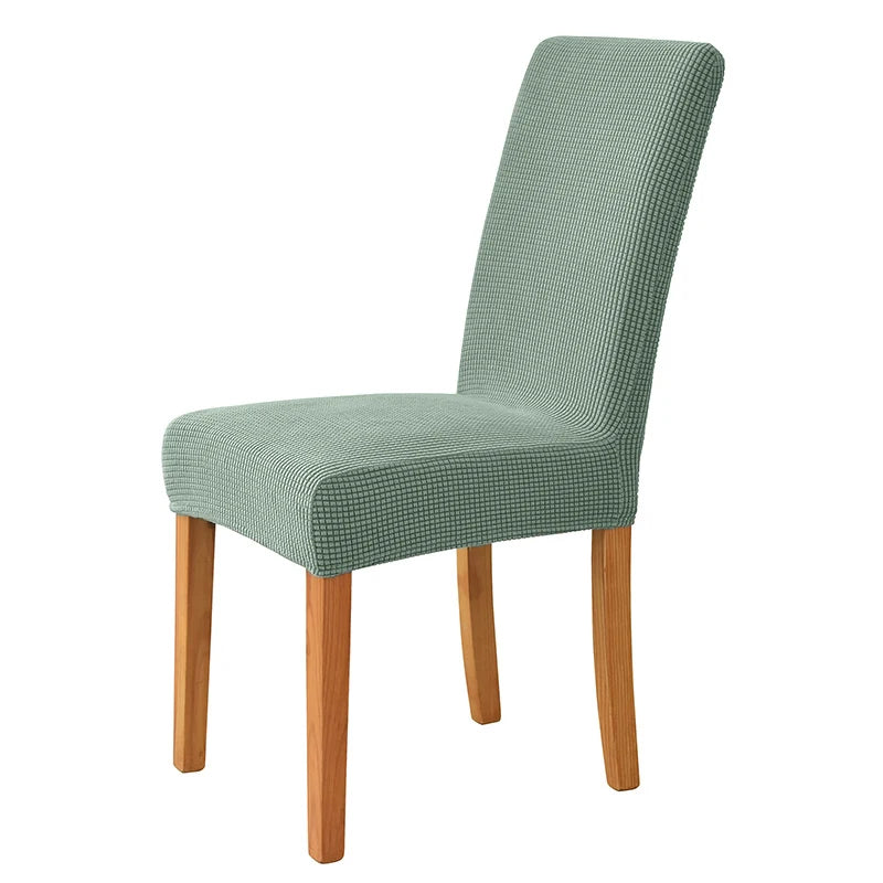 Jacquard Corn Kernel Fabric Chair Cover Universal Size Cheap Chair Covers Stretch Seat Slipcovers for Dining Room Home Decor 1PC