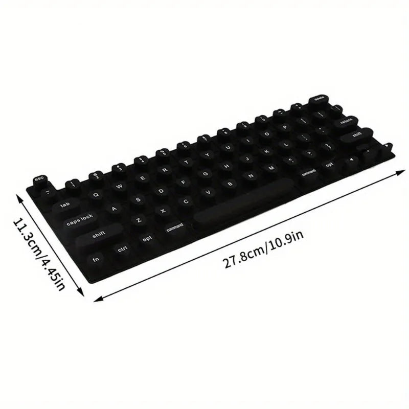1Pc Silicone Laptop Keyboard Film Long Nails Convenient Typing Artifact Protects Manicure Available Press on Nails Key Caps