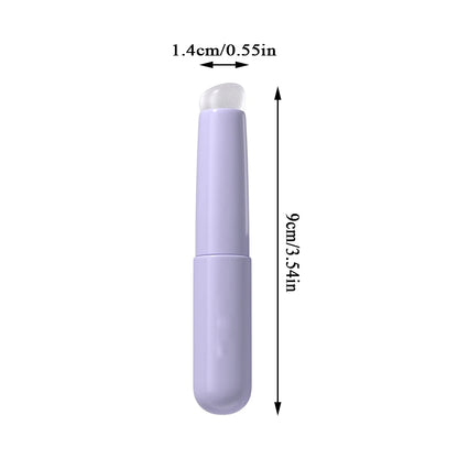 Q Soft Silicone Lip Brush with Cover Rare Beauty Permanent Makeup Machine Makeup Concealer Brush Lip Applicator Cosmetics Beauty