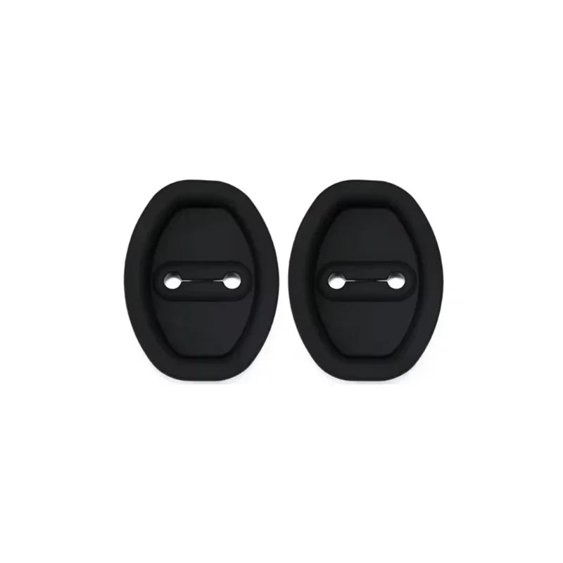 Universal Car Door Slamming Anti-Vibration Silicone Cushioning Mute Shock Absorber Protective Cover Door Latch Protection Pads