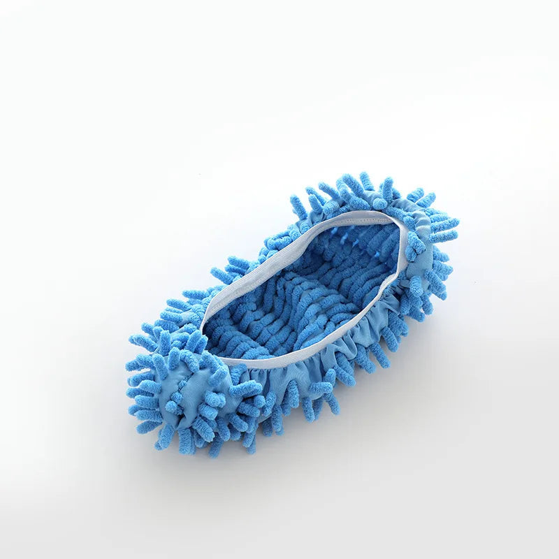 Chenille Dust Mop Slippers Home Floor Cleaning Mopping Shoes Water Uptake Foot Socks Mop Caps Multifunction Cleaning Shoes New