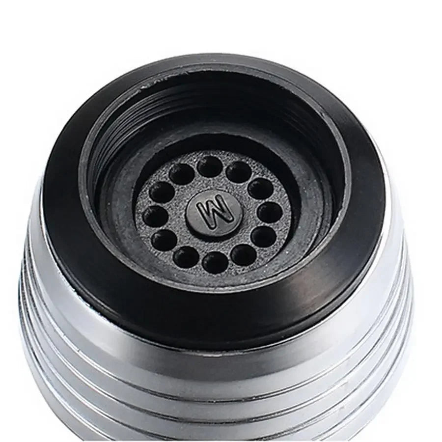 Kitchen Stainless Steel Faucet Sprinkler Water-Saving Device Lengthening Rotating Splash Proof Sprinkler Spray Extender Bubbler