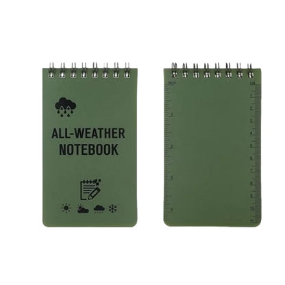 1 Pieces Camouflage Printing Note Book Paper Waterproof Writing Paper in Rain Tactical Note Book Notebook All Weather Outdoors