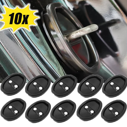 Universal Car Door Slamming Anti-Vibration Silicone Cushioning Mute Shock Absorber Protective Cover Door Latch Protection Pads