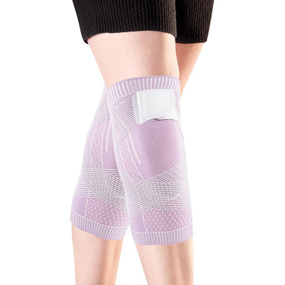 1 Pair Sports Kneepad Men Women Pressurized Elastic Knee Pads Support Fitness Gear Basketball Volleyball Brace Protector Bandage