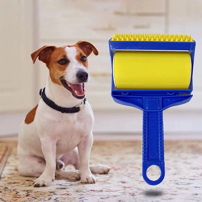 Reusable Clothes Hair Remover Roller Brush for Pet Hair Lint Sticking Cleaning on Clothes Furniture Car Seats Home Use